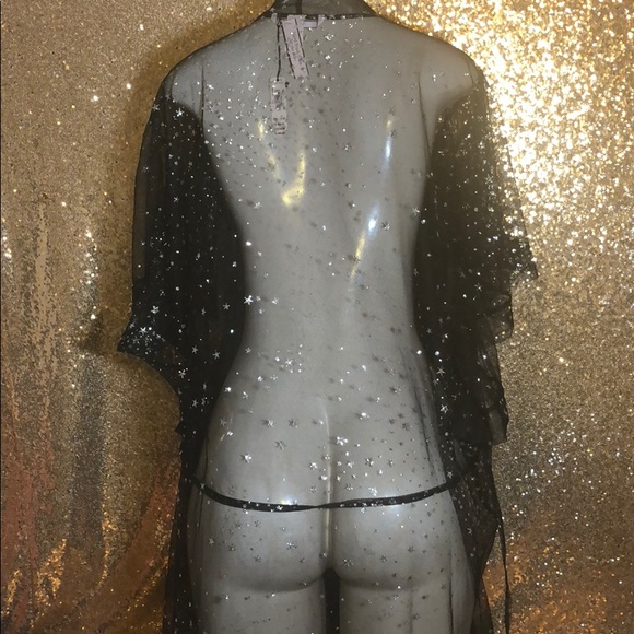 SALE❤️VS DREAM ANGEL GLITTER STAR ROBE NWT - Picture 4 of 7
